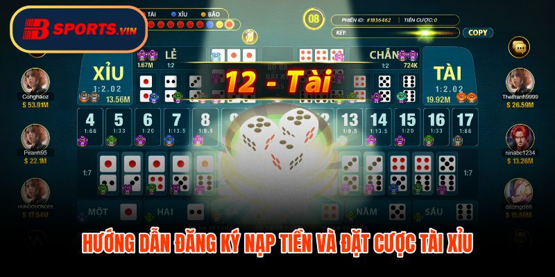 Quy trình 6 bước từ đăng ký đến đặt cược tài xỉu online tại Bsports