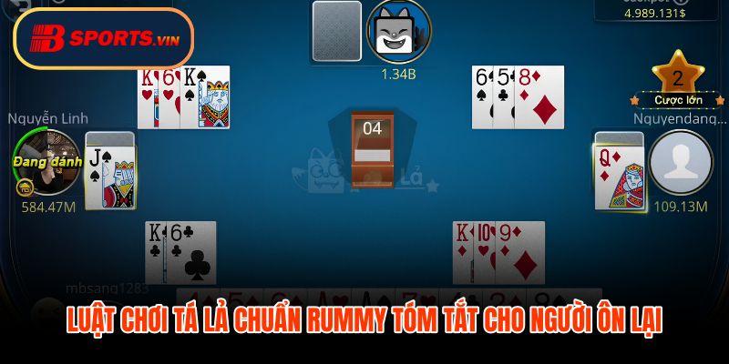 Quy tắc phỏm online theo chuẩn Rummy từ chia bài đến hạ phỏm và ù